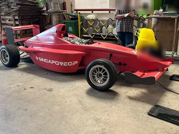 Singapore GP single-seater race car detailed at Thirty3